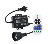 110V 220V LED dimmer controller for dimming LED strips/bulbs/strings 1500W AU connector 1000W power supply with 23-key remote control(220V 1500W AU Plug)