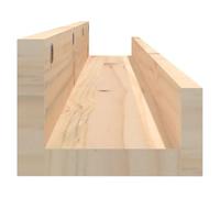 110x12x9 Cm Mensole a Parete in Legno Solido, Design Elegante, Ampio Spazio di Archiviazione per Libri, Premi, Arredamento, Aggiunta Perfetta a Qualsiasi Stanza, Pino in Legno