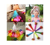 111 Palloncini d'acqua magici autosigillanti, giocattolo per bambini per l'estate multicolore