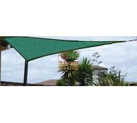 11102 VELA RETE PARASOLE BK-RP VERDE TRIANGOLARE MT. 3X3X3