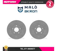 1110415 Coppia disco freno ant adatto a Hyundai-Kia (MARCA-MALO')