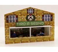 1117DM Banco fiera vendita Tito a Segno montato e illuminato scala HO 1:87