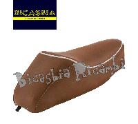 11189 - SELLA SELLONE MARRONE RETRO A GOBBA VESPA 50 SPECIAL R L N