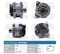 112 CV Alternatore per CITRON C5 III RD 1.6 HDi 110 KW 82 CV 112