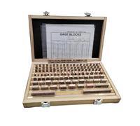 112 pezzi, set di calibri a blocchetto, grado 0/grado 1, in acciaio ad alta velocità, strumenti for falegname, ispezione e misurazione, Liport-PMA(112 pcs 0 Grade)