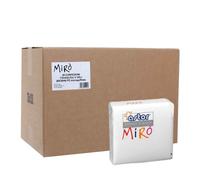 1120 Tovaglioli di carta colorati bianchi effetto TNT 2 veli 38x38 cm Astor