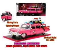 112050 GHOSTBUSTERS ECTO 1 PINK 1/24 DIE-CAST MODEL VARIANT LIMITED EDITION