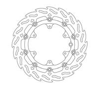 MOTO MASTER 112103 BRAKE ROTOR FLOATING FLAME BLACK KTM ADVENTURE 990 2008