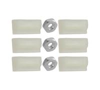 11216486610 6 pezzi di striscia paraurti guida catena 3 pezzi di dado barra adatti for motosega MS360 MS361 MS380 MS390 MS440 MS460 MS640 MS660