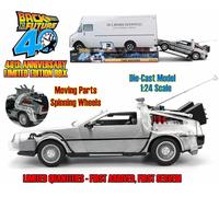 112182 BACK TO THE FUTURE PART I 1982 DELOREAN 40TH ANNIVERSARY 1/24 DIE-CAST MO