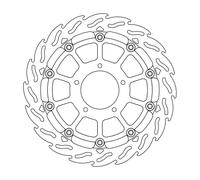 MOTO MASTER 112216 BRAKE ROTOR FLOATING FLAME BLACK MV AGUSTA F3 800 ABS 2017