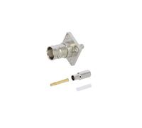 112288 femmina BNC femmina dritta 50Ω collegamento a morsetto delrin (POM) AM...