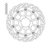 112291 BRAKE ROTOR FLOATING FLAME BLACK KAWASAKI ZX-10 R 1000 ABS NINJA 2017