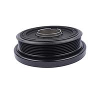 11237800026 Puleggia Cinghia Albero a Gomiti Compatibile con 5er F10 F11 525d 530d 535d 7er F07 F01 F02 F03 F04 730d 740d X5 E70 X6 E71 E72 30d 40d 3.0 N57D 80001419 Bisenya