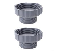 11239 Adattatore per tubo piscina, adattatore di ricambio per piscina per Intex 28001E Pool Skimmer, montaggio a parete, 2 pezzi