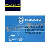 11256 - LIBRETTO USO E MANUTENZIONE PER VESPA VESPA PK 50 XL
