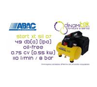 1129981174 - START XT SIL 07 YELLOW COMPRESSORE SILENZIATO OILFREE ABAC SILENT 0