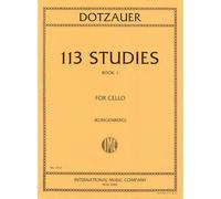 113 Studies for Cello: Book I by Justus J. Friedrich Dotzauer