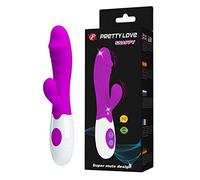 11301 PRETTY LOVE SNAPPY VIBRATORE + CLITORIDE SILICONE VIOLA 30 FUNZIONI