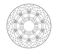 113165 BRAKE ROTOR FLOATING HALO ROUND BLACK MV AGUSTA F4 BRUTALE 750 S ORO 2003