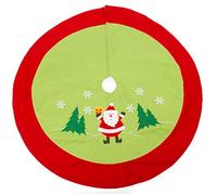 11387 Coperta natalizia per albero Babbo Natale, tessuto in feltro, decorazione per albero di Natale