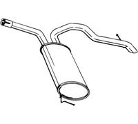 Bosal Silenziatore posteriore Renault Trafic II Autobus JL 2.0 dCi 114 CV 115 kW