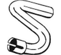 BOSAL 383-945 Tubo gas scarico per VOLVO 940 Kombi (945) 740 Kombi (745)