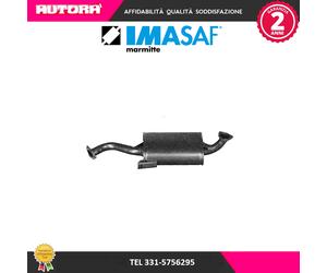114706 Silenziatore centrale adatto a Alfa Romeo Spider (MARCA IMASAF)..
