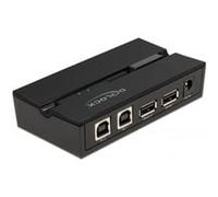 DeLock Interruttore USB 2.0 11492 – 2 PC/2 dispositivi 0,48 Gbit/s Nero
