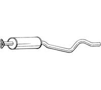 115 CV SILENZIATORE CENTRALE PER OPEL Kadett E 2 VOL/Cod Sp T85 2.0 GSi Cat KW 8