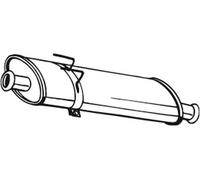 Bosal Silenziatore centrale 200-825 per Renault Master II, Vauxhall Movano