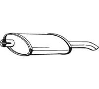 Bosal Silenziatore posteriore per Opel Astra F 2 volumi Cod Sp T92 1.6i KW 52 71 CV