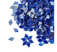 115 g/4 once (circa 200 pezzi) piastrelle a mosaico in mica rombica piastrelle micacee traslucide materiali artigianali fai da te portacandele/paralume/finestra per l'arte e l'artigianato(Color 13)