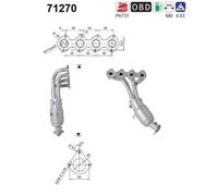 115 KW 156 CV CATALIZZATORE PER Mercedes Classe C W204 C 180 Kompressor