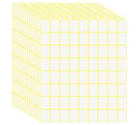1152 etichette bianche autoadesive, 16 x 22 mm, piccole etichette adesive per scrivere, per bicchieri, buste, ufficio, cucina e cucina