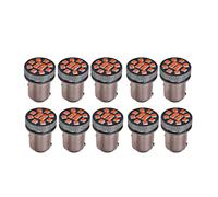 1156 BAY15D LED Car 3030 12SMD Red Indicator Turn Signal Bulbs Parking Light 10x