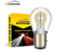 1157 LED Lampada di Segnale BAY15D Indicatore Lampada 12V/24V/48V Bianco Caldo