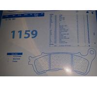 1159A3 PASTIGLIE ANTERIORE CARBONE LORRAINE HONDA XL 700 TRANSALP '08