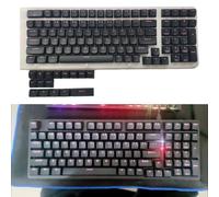 115Key Black Knights Keycap Collection EDMs Altezza PBTs Keycaps Double Shot Per Precisioni di digitazione ed estetica Keycaps Doppio colpo