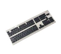 115Key Black Knights Keycap Set EDM altezza Double Shot PBT per migliorare la digitazione su computer e laptop