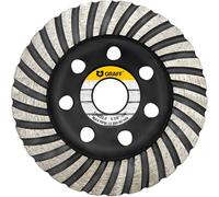 115mm Mola Diamantata Turbo per Smerigliatrici Angolari - Mola a Tazza Diamantata per Pietra, Cemento, Colla per Piastrelle, Granito, Muratura - Disco Abrasivo Professionale GRAFF