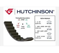 116 AHD 22 HUTCHINSON Cinghia dentata per FORD,MAZDA