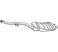 136 CV SILENZIATORE POSTERIORE PER BMW 3 E46 320d KW 100 CV 136