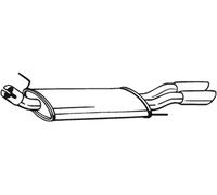 116 CV SILENZIATORE POSTERIORE PER VW Golf III Van 1H1 2.0 KW 85 CV 116