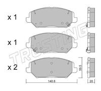 1163.0 TRUSTING PAST.FRE. HYUNDAI CEED III Trusting Freni
