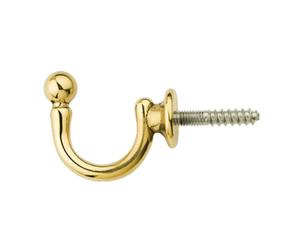 11685 Q.TA' 25 FERMATENDA GANCIO SFERA ORO LUCIDO 50X44 MM