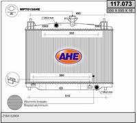 117.073 AHE Radiatore, Raffreddamento motore per MAZDA