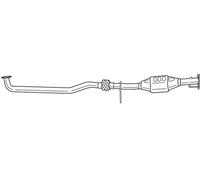 117 cv Catalizzatore per Land Rover Freelander L314 1.8 16V 4x4 1796 cc 86 KW 11