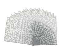1176 Pezzi 14 Fogli Adesivi Lettere e Numeri in Vinile Bianco per Cassette Postali, Segnali e Scrapbooking Fai da Te