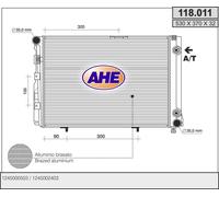 118.011 AHE Radiatore, Raffreddamento motore per MERCEDES-BENZ